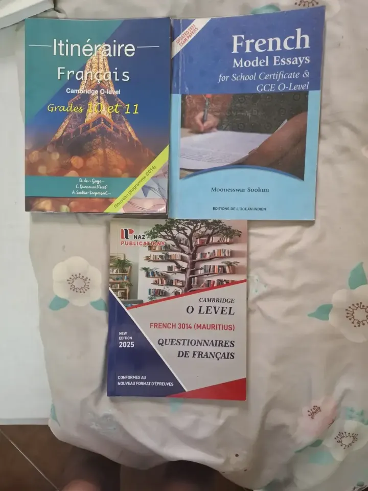 Liv Lekol Franse Cambridge O-Level & Model Esai. Sosyolozi O-Level. ADDMATHS O LEVEL. EKONOMI, VWAYAZ EK TOURISM EK KONTABILITE