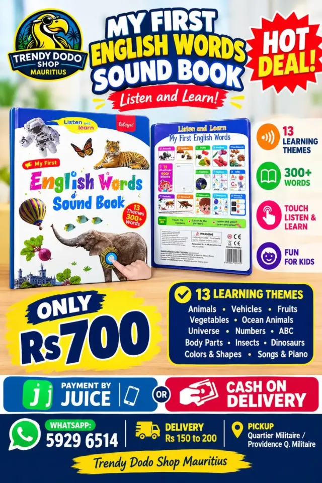 My First English Words Sound Book - Listen & Learn