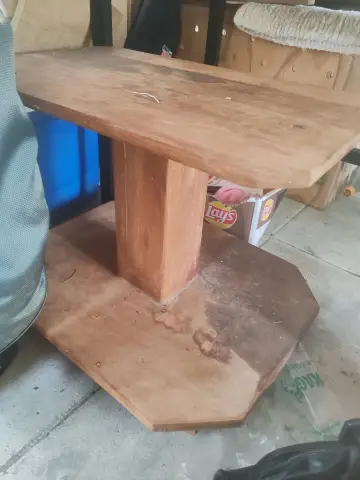 Small wooden table