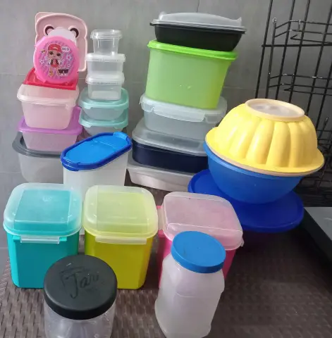 Lot of storage boxes