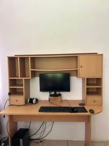 Office desk and filling unit