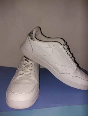 Reebok Court Advance "White" with Floral Pattern Sneakers
