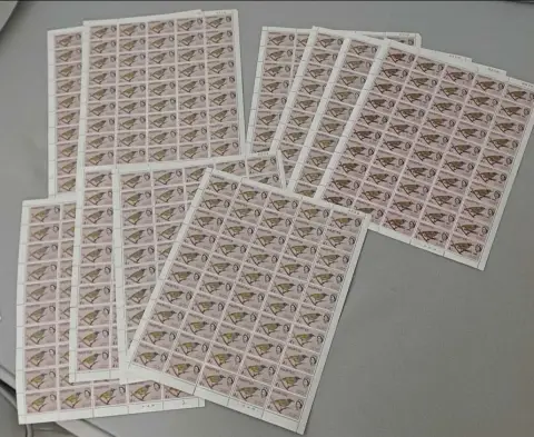 Full sheet stamps Mauritius 1965