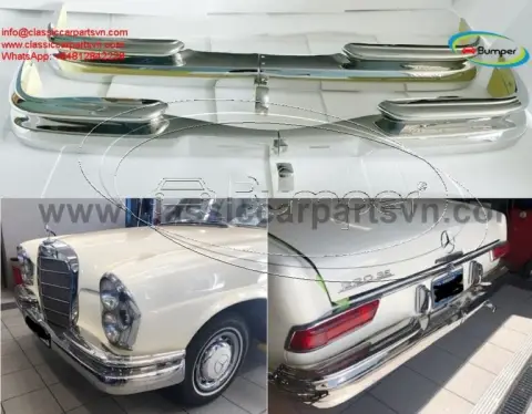 Pare-choc Mercedes W111 W112 Fintail Coupé (1959 – 1968)