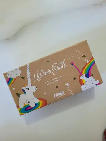 Nouveau porte-brosse à dents licorne et brosse à dents
