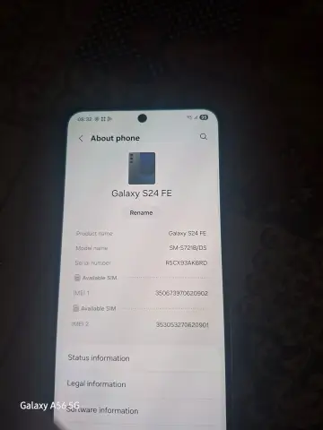 Samsung s24 FE 5G