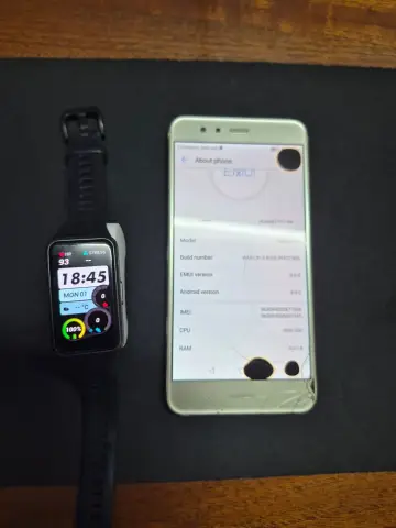 Huawei p10 + Huawei band 6