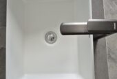 Meuble Lavabo Double (2 vasques + 2 robinets inclus) / Double Sink Vanity Unit (2 countertop basins + 2 taps included)