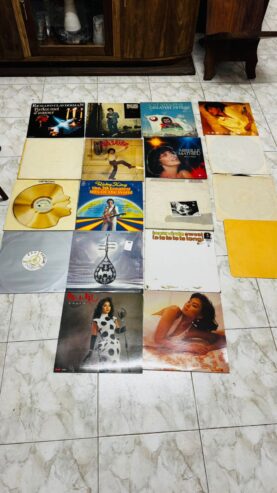 33rpm vinyls. Mostly rock 1980-1990.