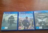 PS4 Games for sale (price depending on the game)