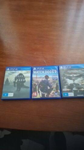 PS4 Games for sale (price depending on the game)