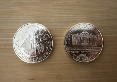 Coin Collection – 1.5 Euro and 1 Rupee Silver Coins, Austrian and Indian, in Excellent Condition.