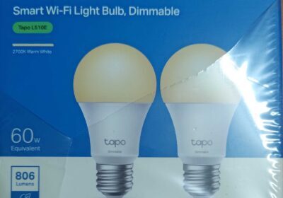 Tapo Smart Wi-Fi Light Bulb, Dimmable, 2 Pack