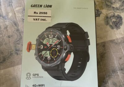 Green Lion Smart Watch – Black and Orange