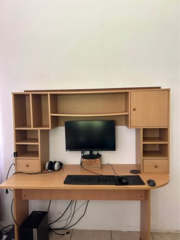 Office desk and filling unit