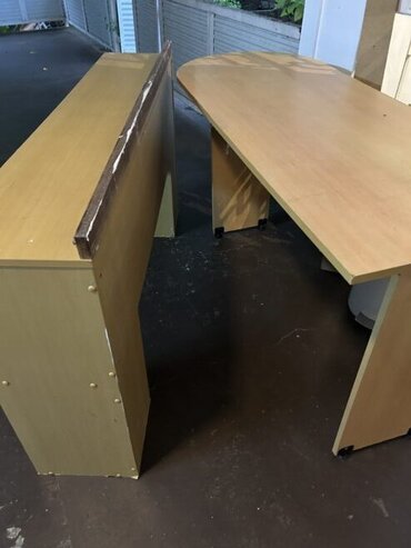 Office desk and filling unit
