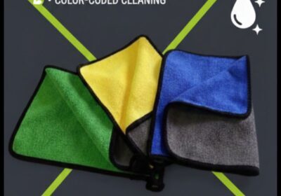 Microfiber Cleaning Towels – Assorted Colors