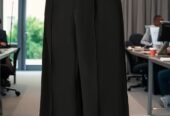 Plus Size Black Suit Pant