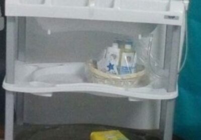 Mobile Baby Changing Station with Storage