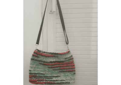 Vintage Multicolor Knit Handbag for Women, RTCL Auto Temp