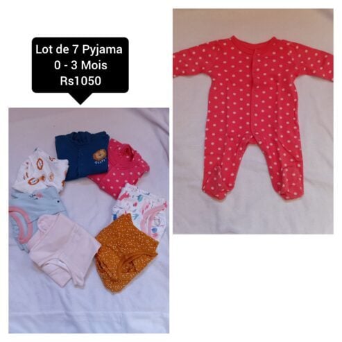 À vendre vêtements bébé