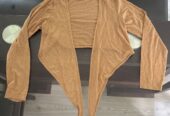 Women’s tie cropped top