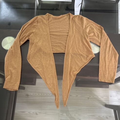 Women’s tie cropped top