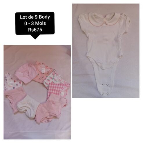 À vendre vêtements bébé