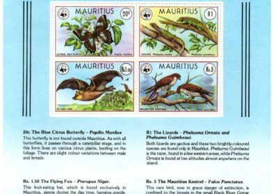 Mauritius Wildlife Stamp Collection
