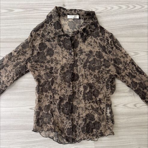 Vintage sheer women’s blouse