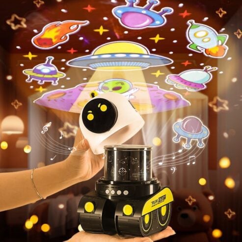 NIGHT LAMP PROJECTOR ROBOT