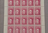 Full stamps sheet – year 1964 Internationa