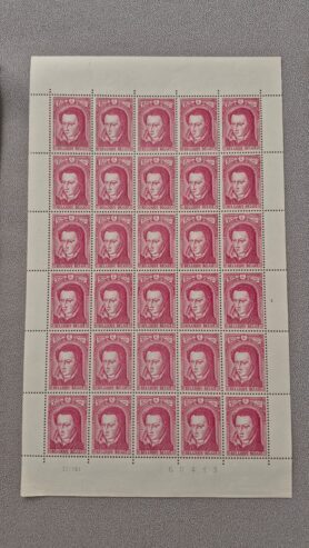 Full stamps sheet – year 1964 Internationa