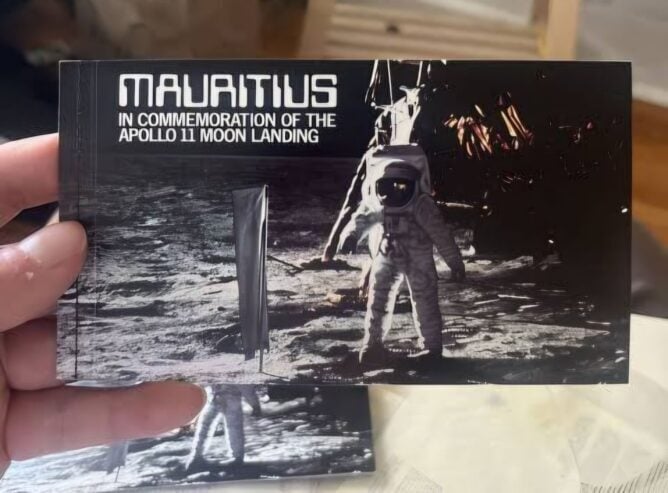 Stamps Booklet Mauritius Apollo 11 Moon Landing