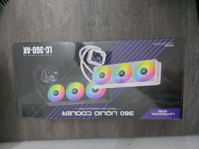 WATER COOLER 360mm DIGITAL AND LCD SCREEN