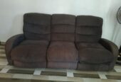 Recliner Sofa 3+2 seater  grey fabric