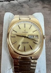 Omega Seamaster Automatic gold-tone watch
