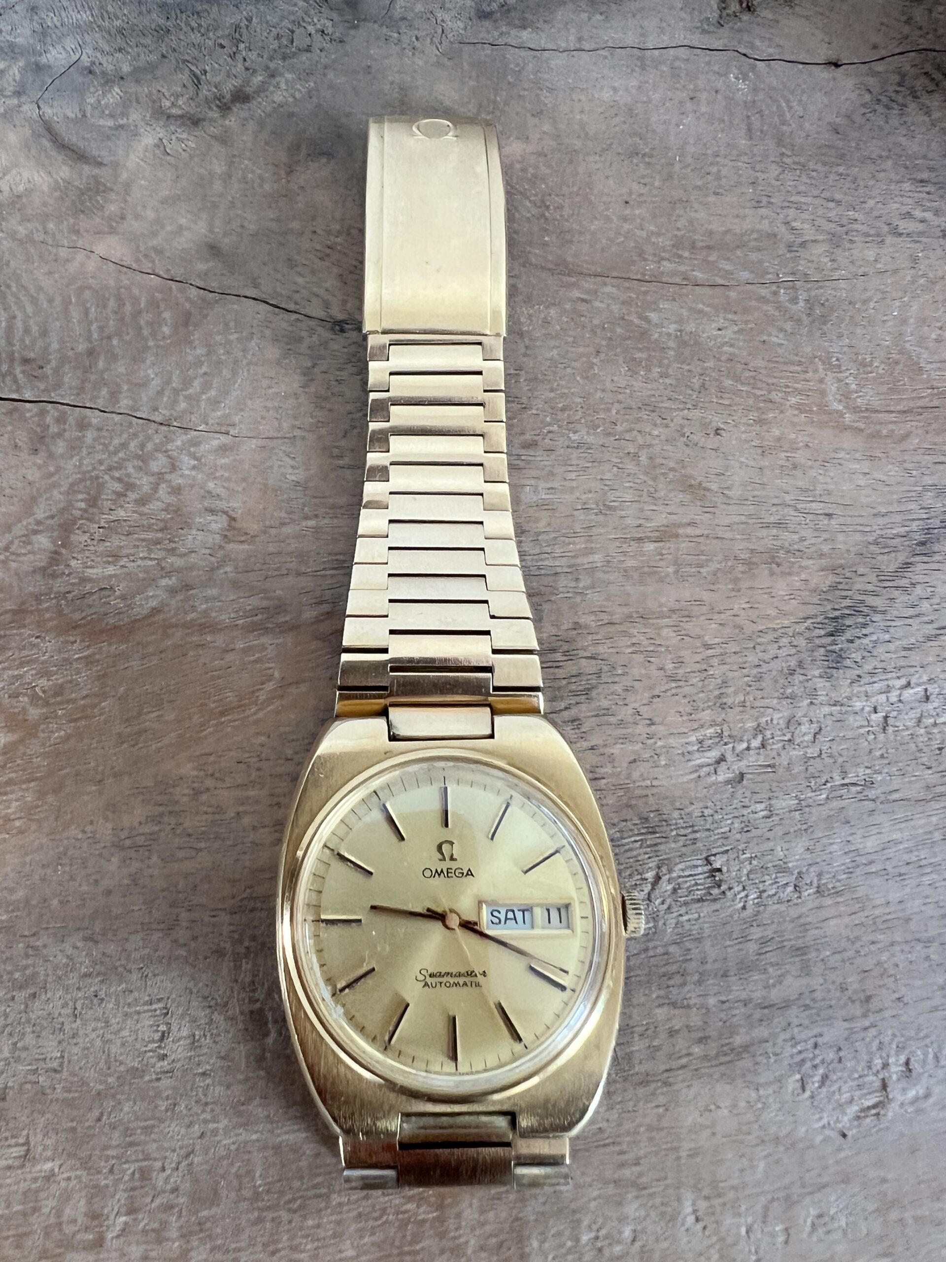 Rare Vintage Omega Seamaster Automatic – Gold Plated 20 Microns