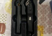 Black colored WEEME 2pcs Grooming Kit Electric Hair Clipper + Beard Trimmer, USB