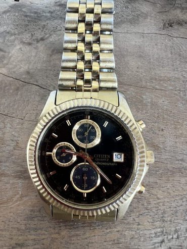 CITIZEN Chronograph Vintage – Style “Datejust” Gold Edition (Quartz)