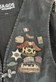 Motorcycle leather vest