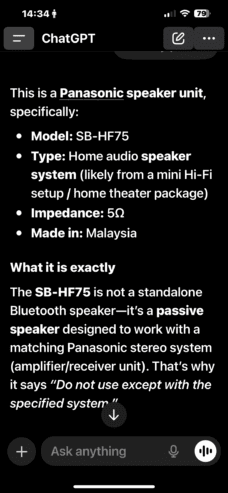 Panasonic Home Cinema full set