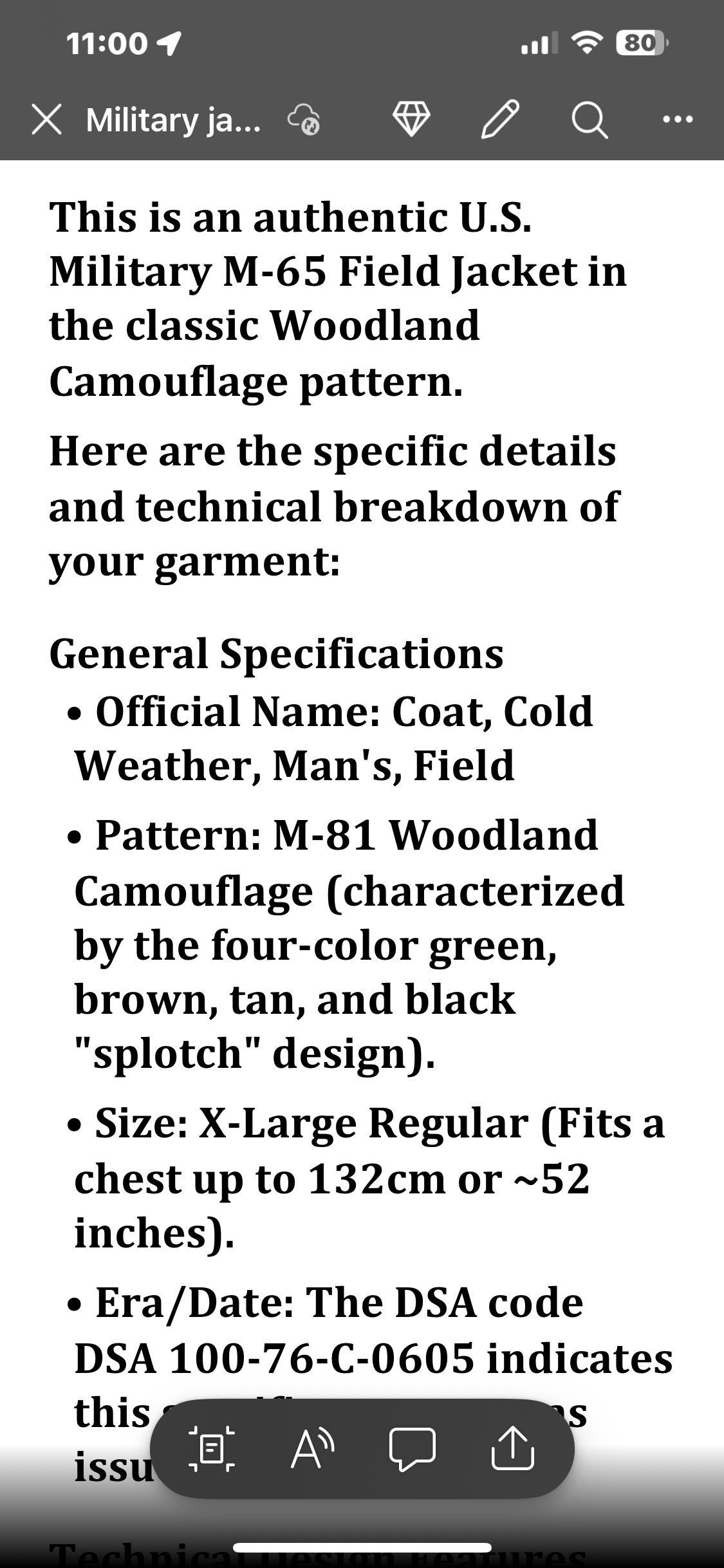 Military jacket