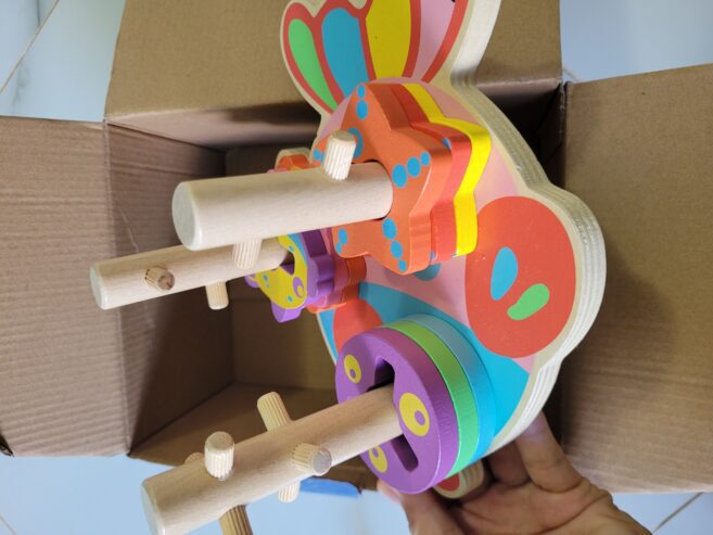 Educational stacking toy, jeux d’éveil Montessori