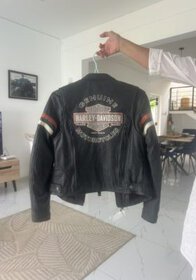 Harley-Davidson Black Leather Motorcycle Jacket