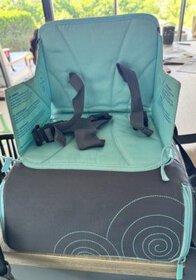 Child Car Seat, Blue, Adjustable Safety Harness, RTCL Auto Temp