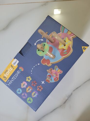 Educational stacking toy, jeux d’éveil Montessori