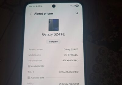 Galaxy S24 FE Smartphone in Blue