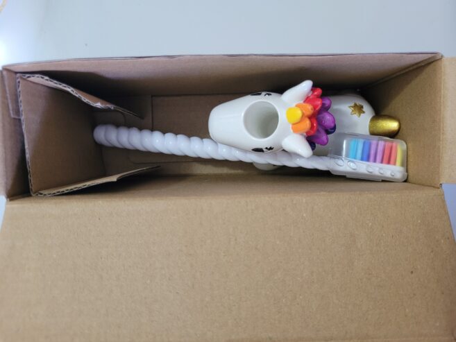 New unicorn toothbrush holder and toothbrush